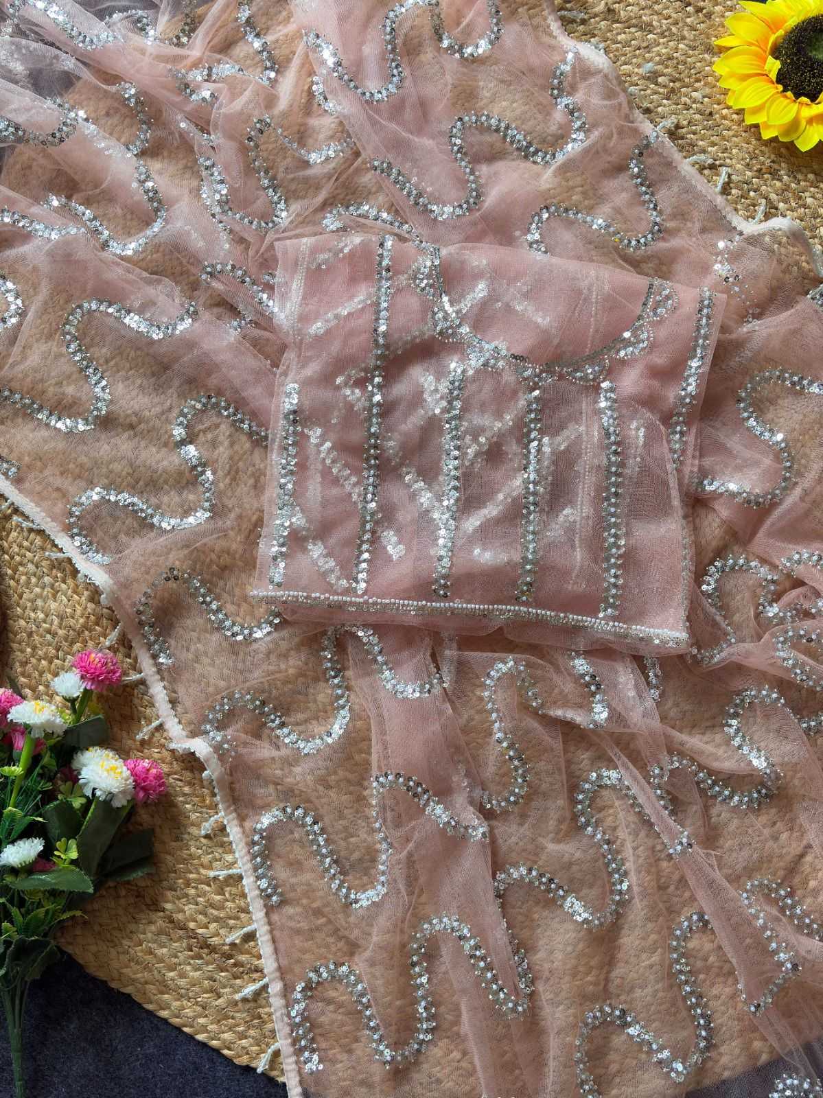 Butterfly Net Designer Saree