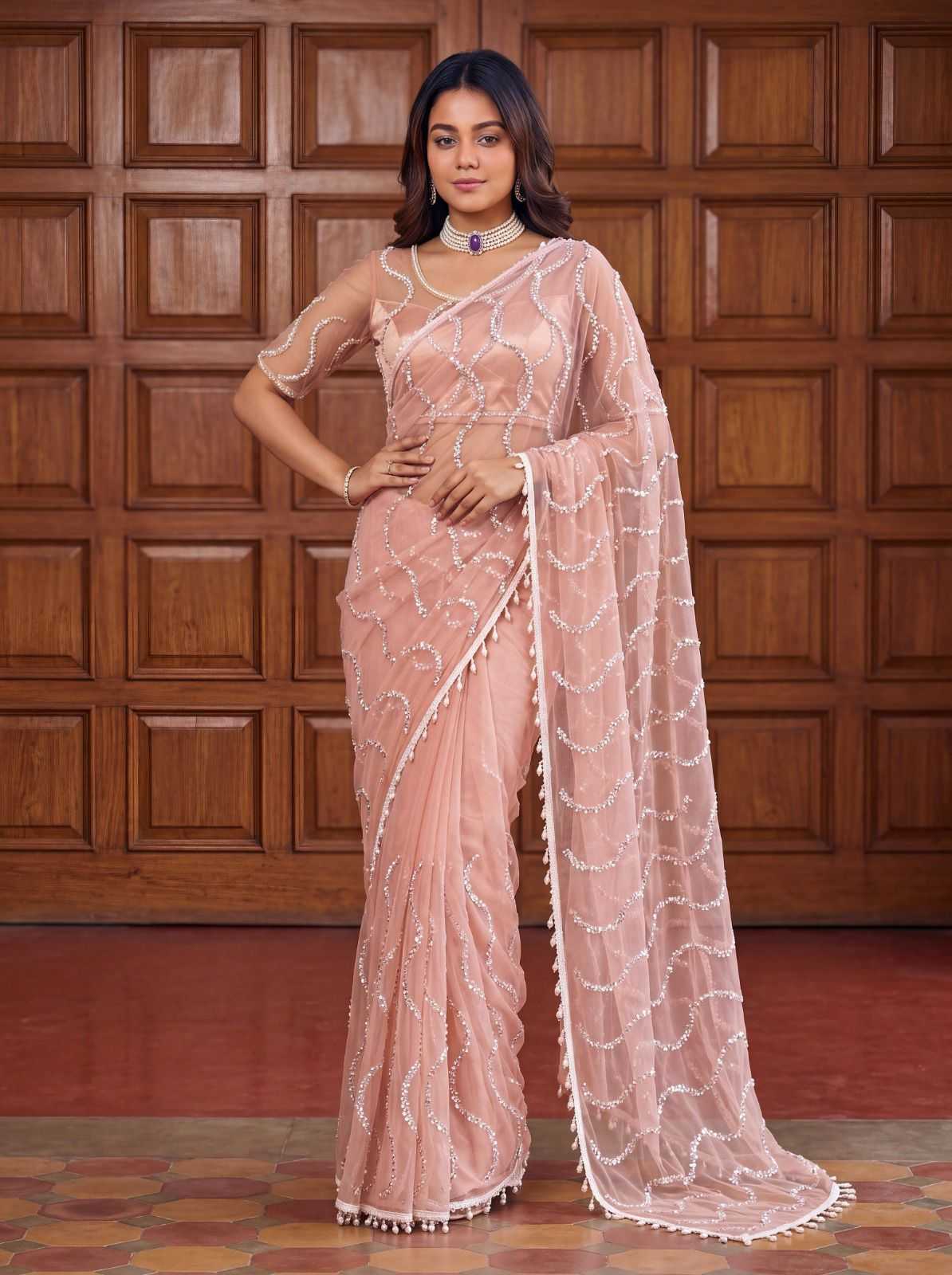 Butterfly Net Designer Saree