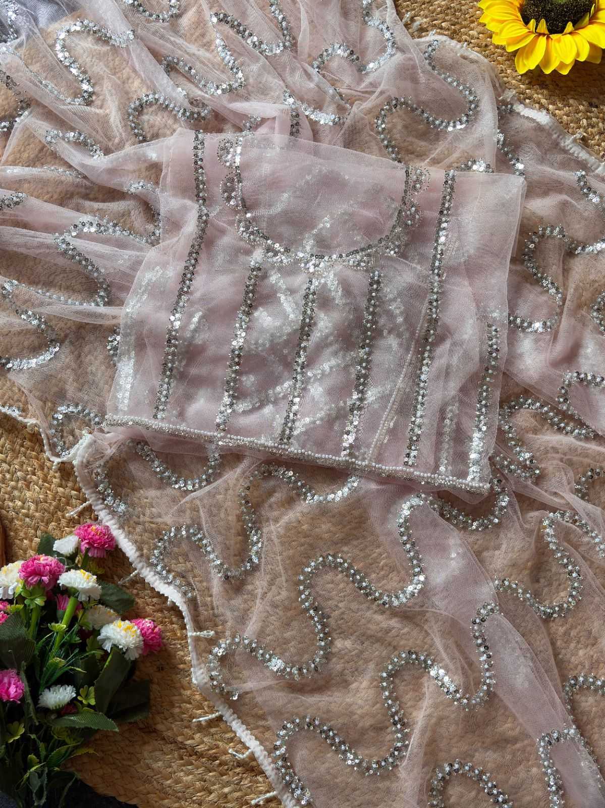 Butterfly Net Designer Saree