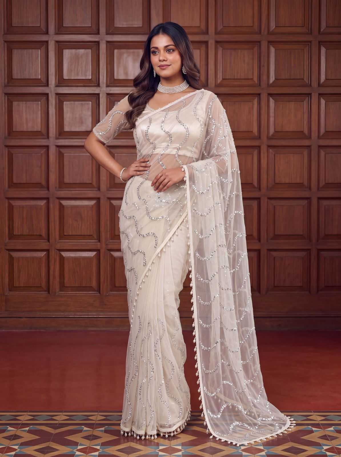 Butterfly Net Designer Saree