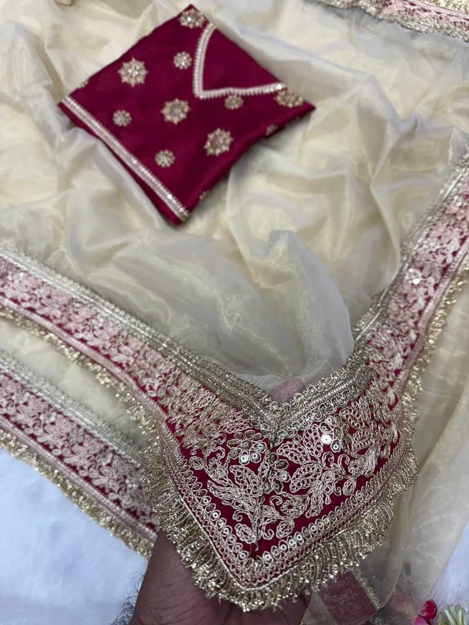 Soft Net Saree