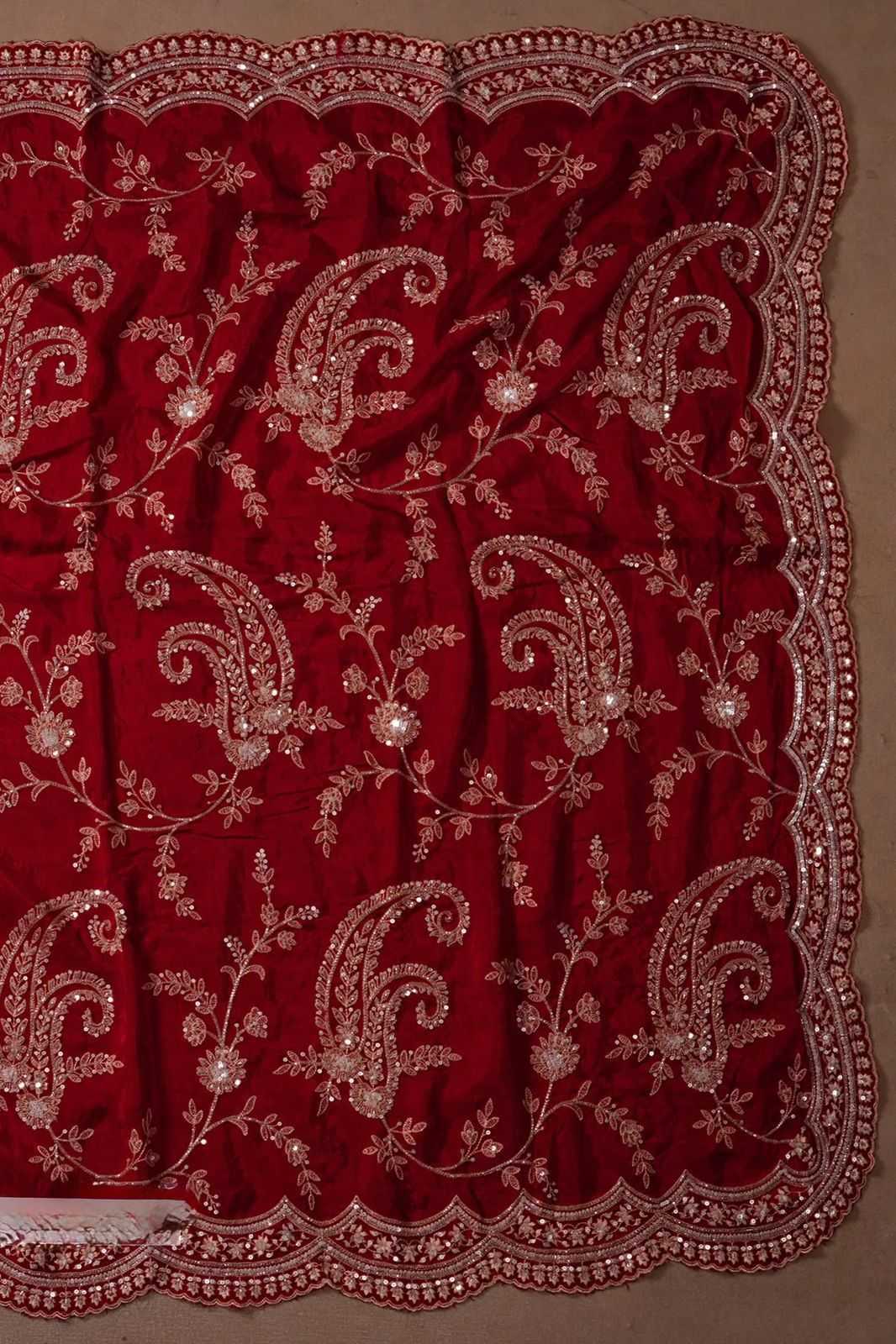 Soft Vichitra Designer Saree
