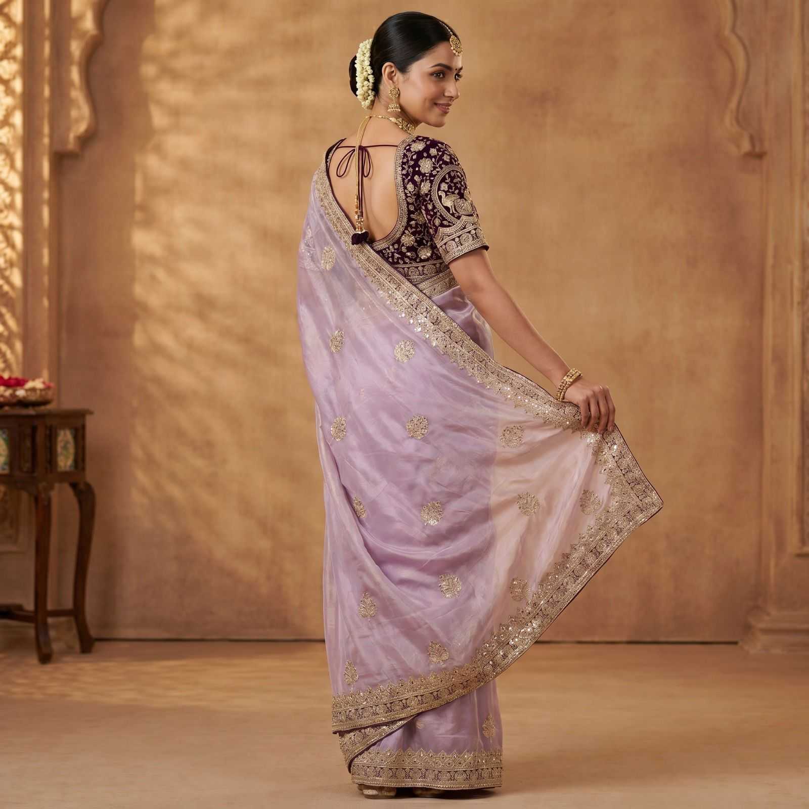 Satin Silk Traditional Saree