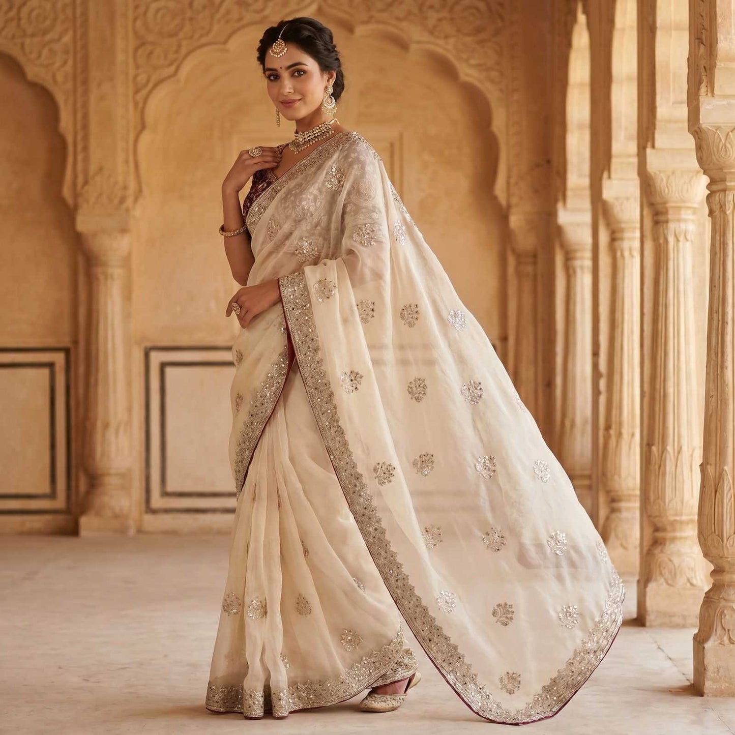 Satin Silk Traditional Saree