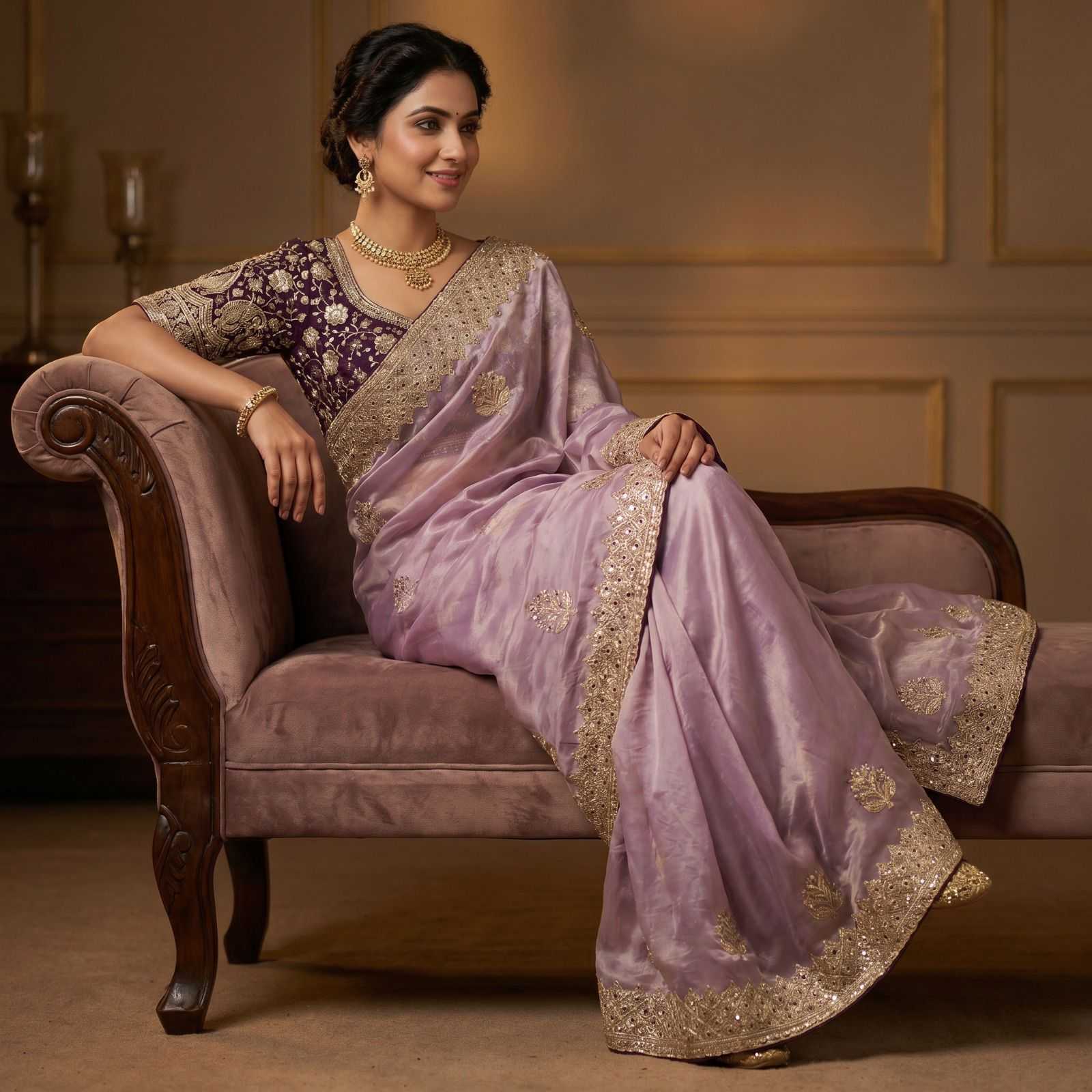Satin Silk Traditional Saree