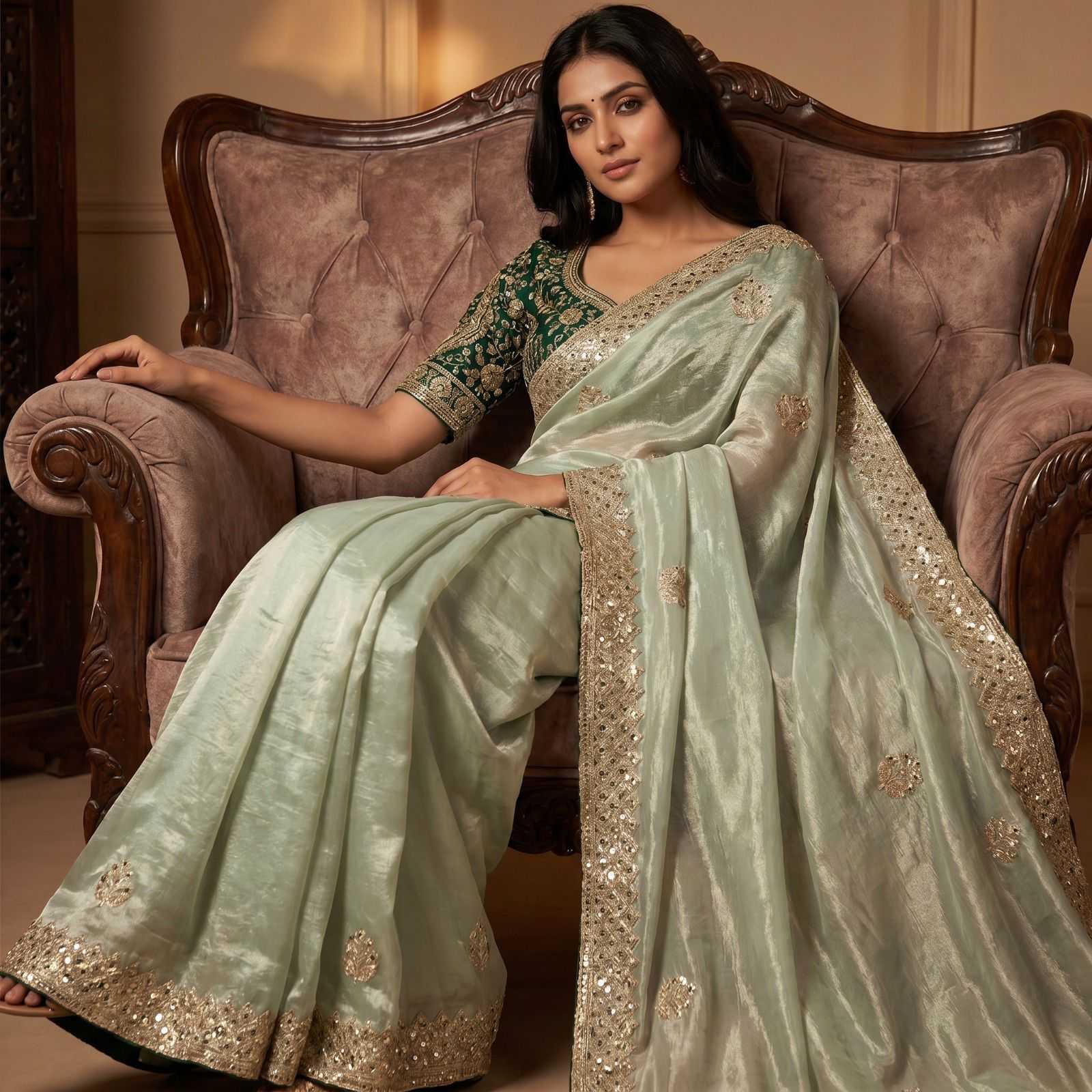 Satin Silk Traditional Saree