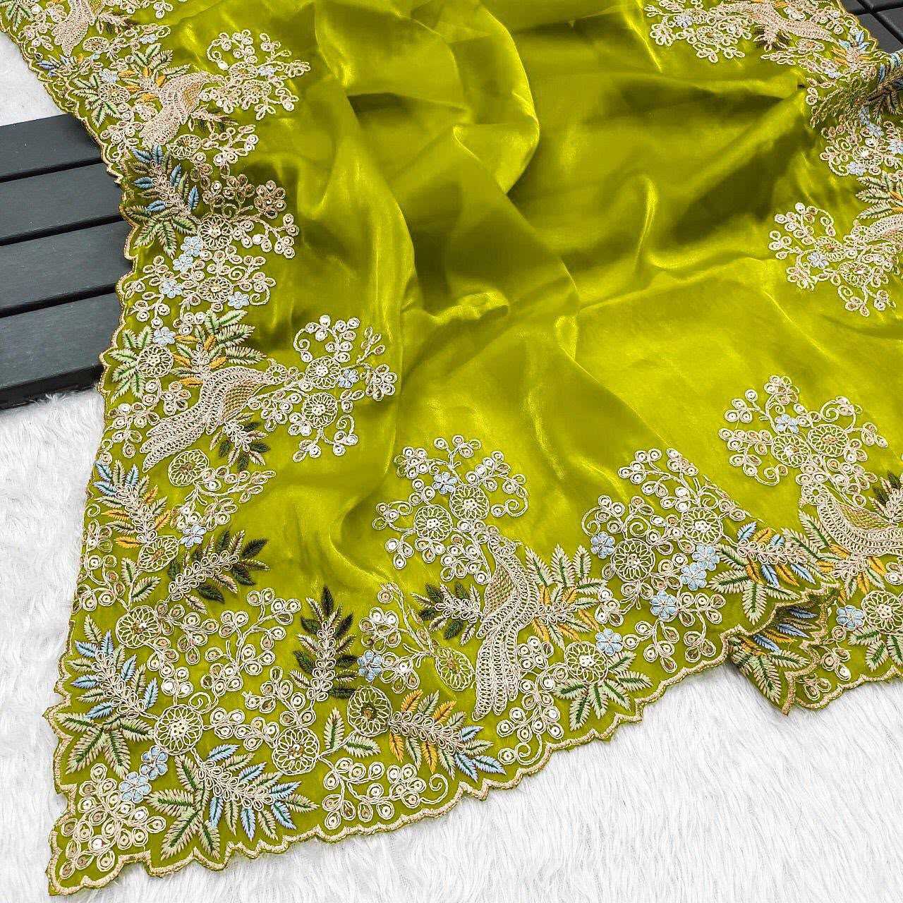 Satin Silk Soft Saree