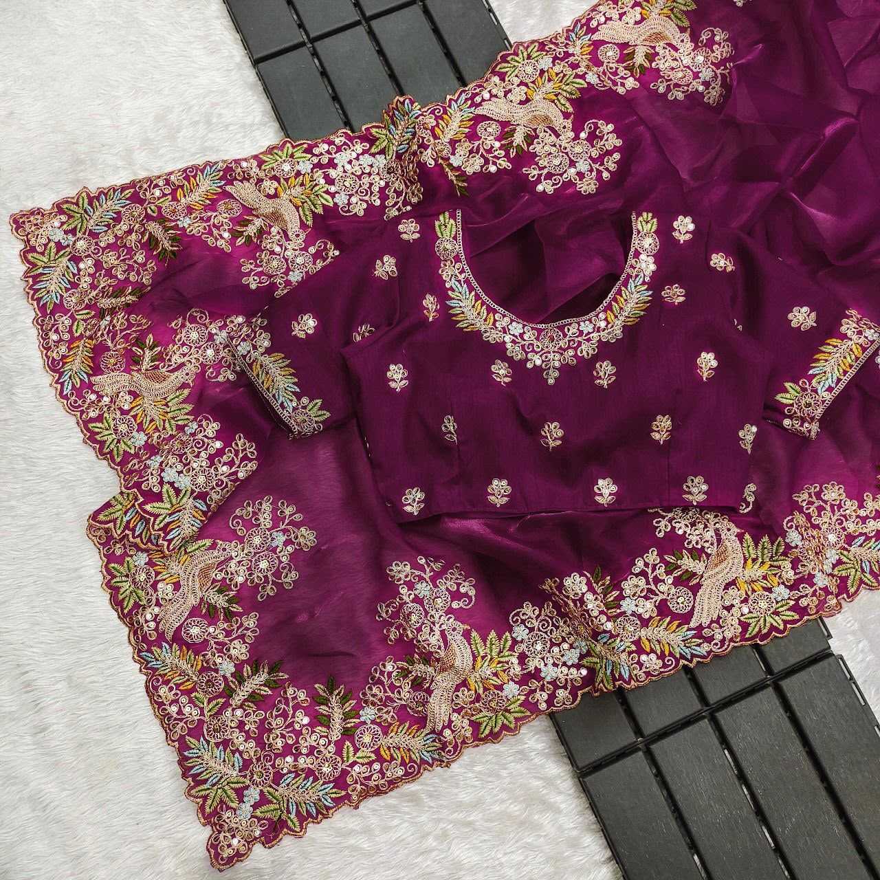 Satin Silk Soft Saree