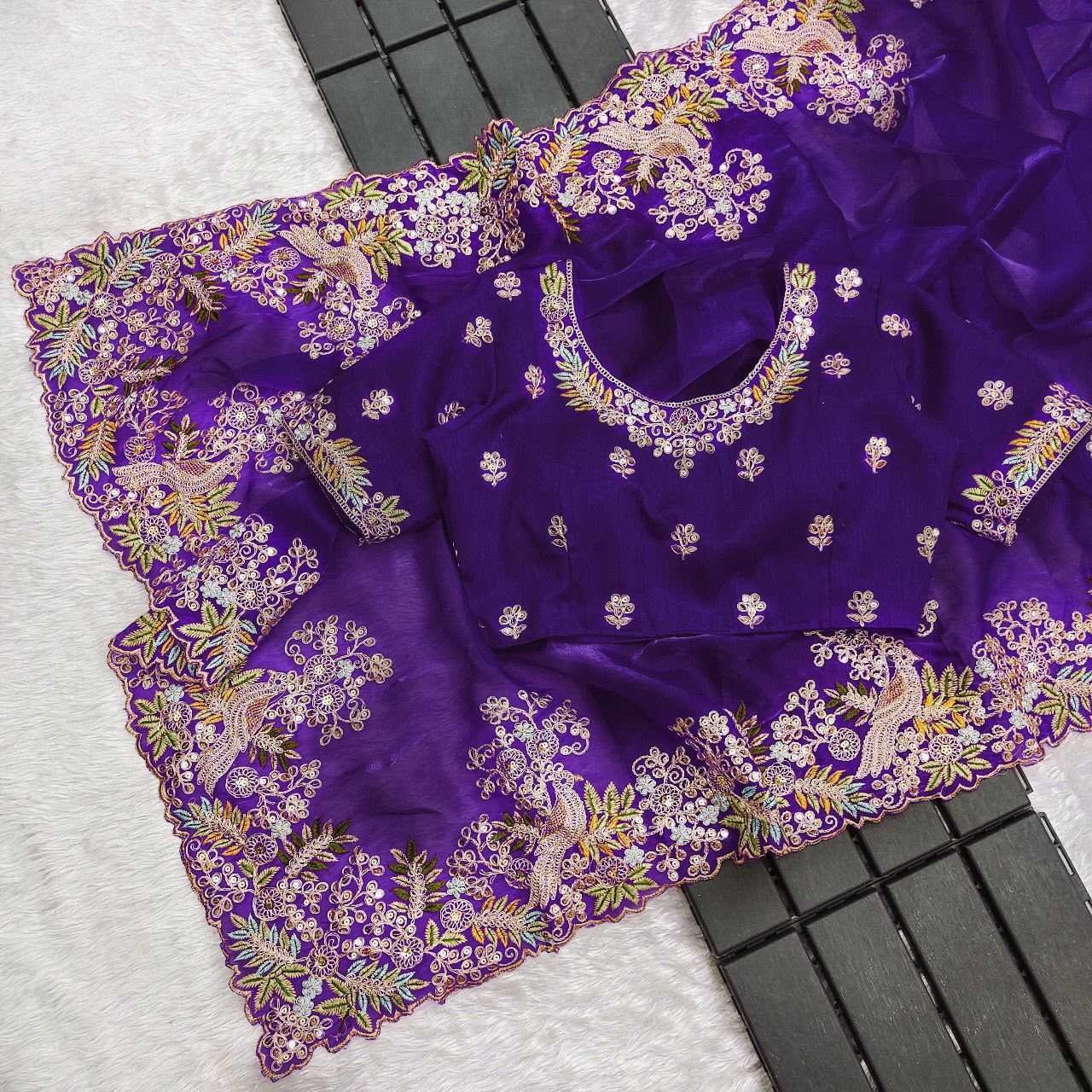 Satin Silk Soft Saree