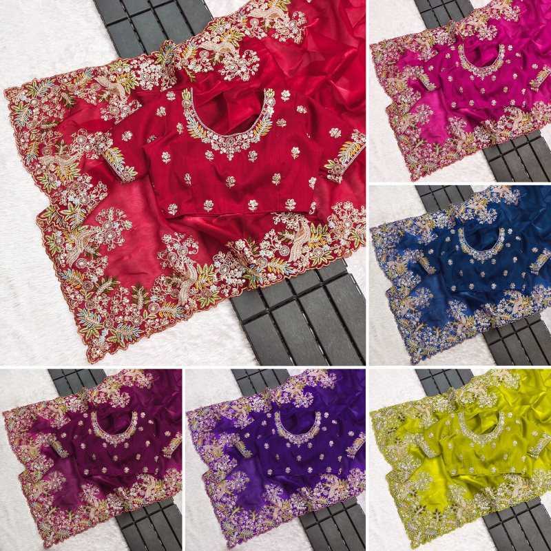 Satin Silk Soft Saree