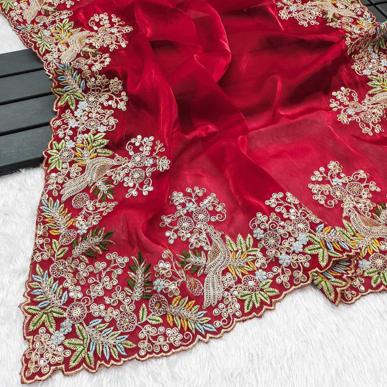 Satin Silk Soft Saree