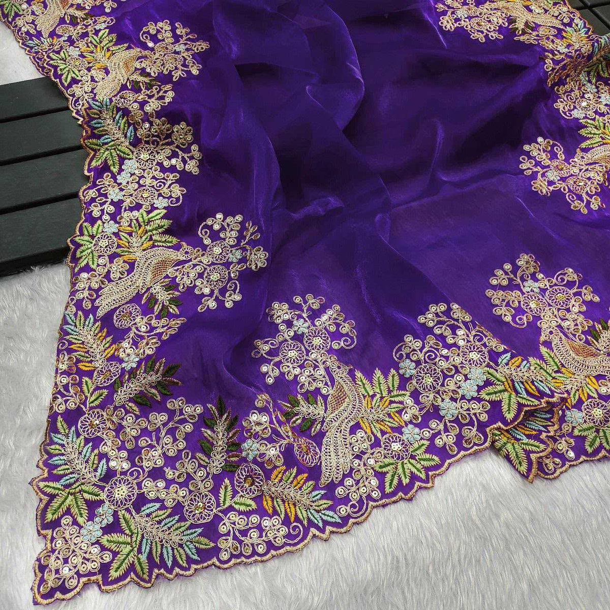 Satin Silk Soft Saree