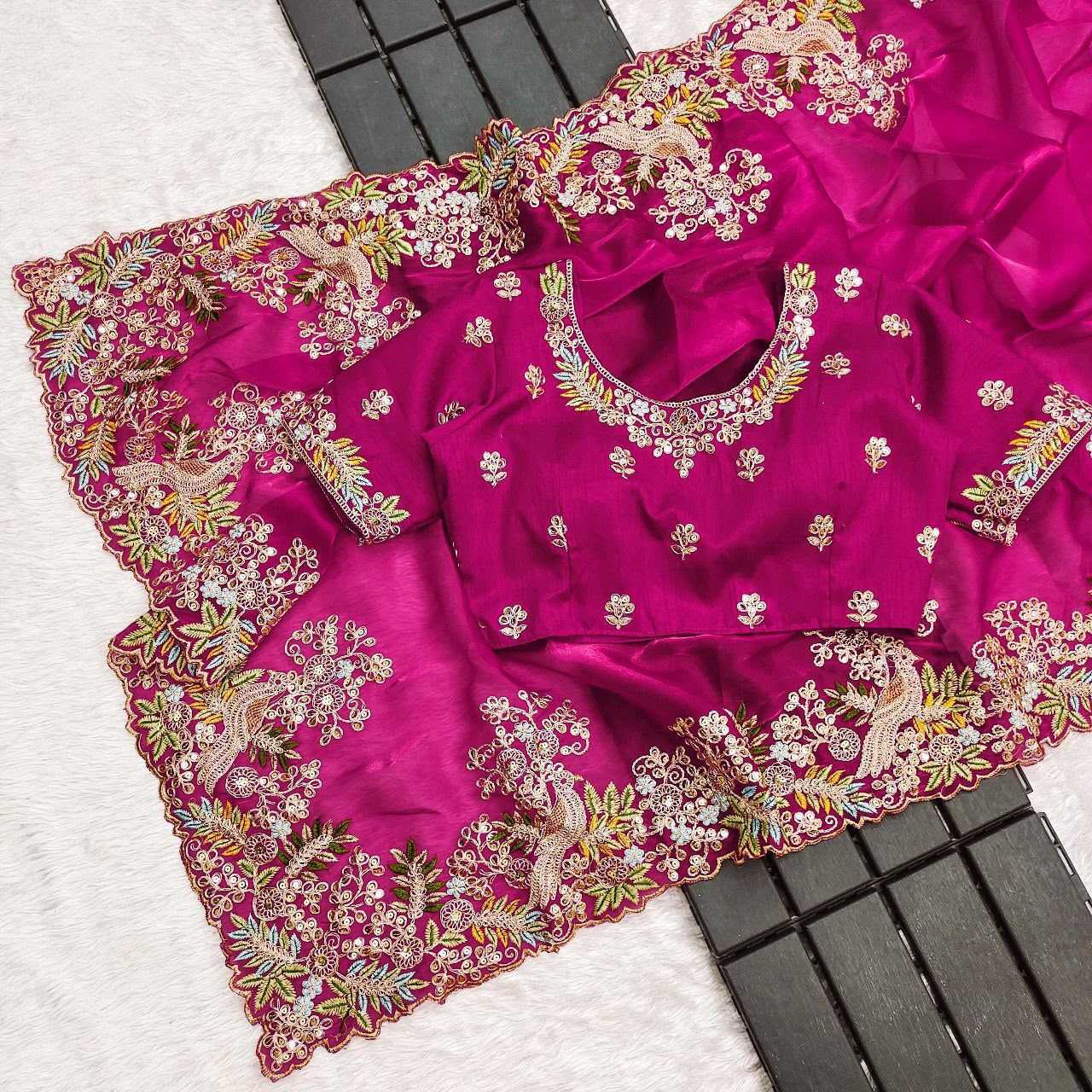 Satin Silk Soft Saree