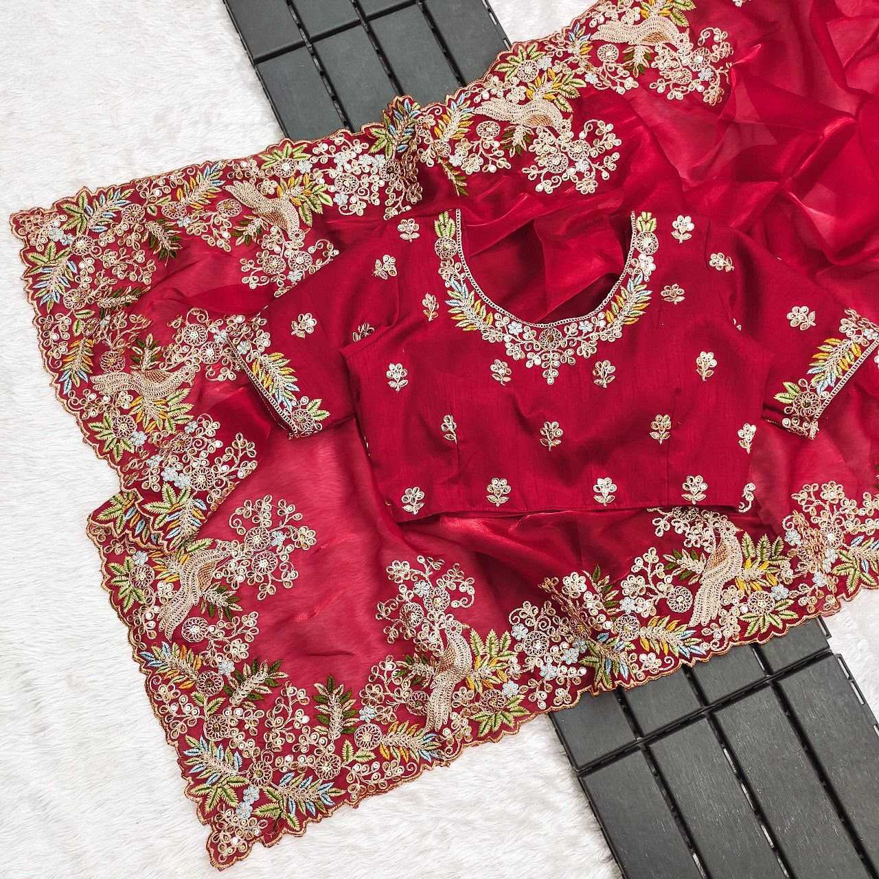 Satin Silk Soft Saree