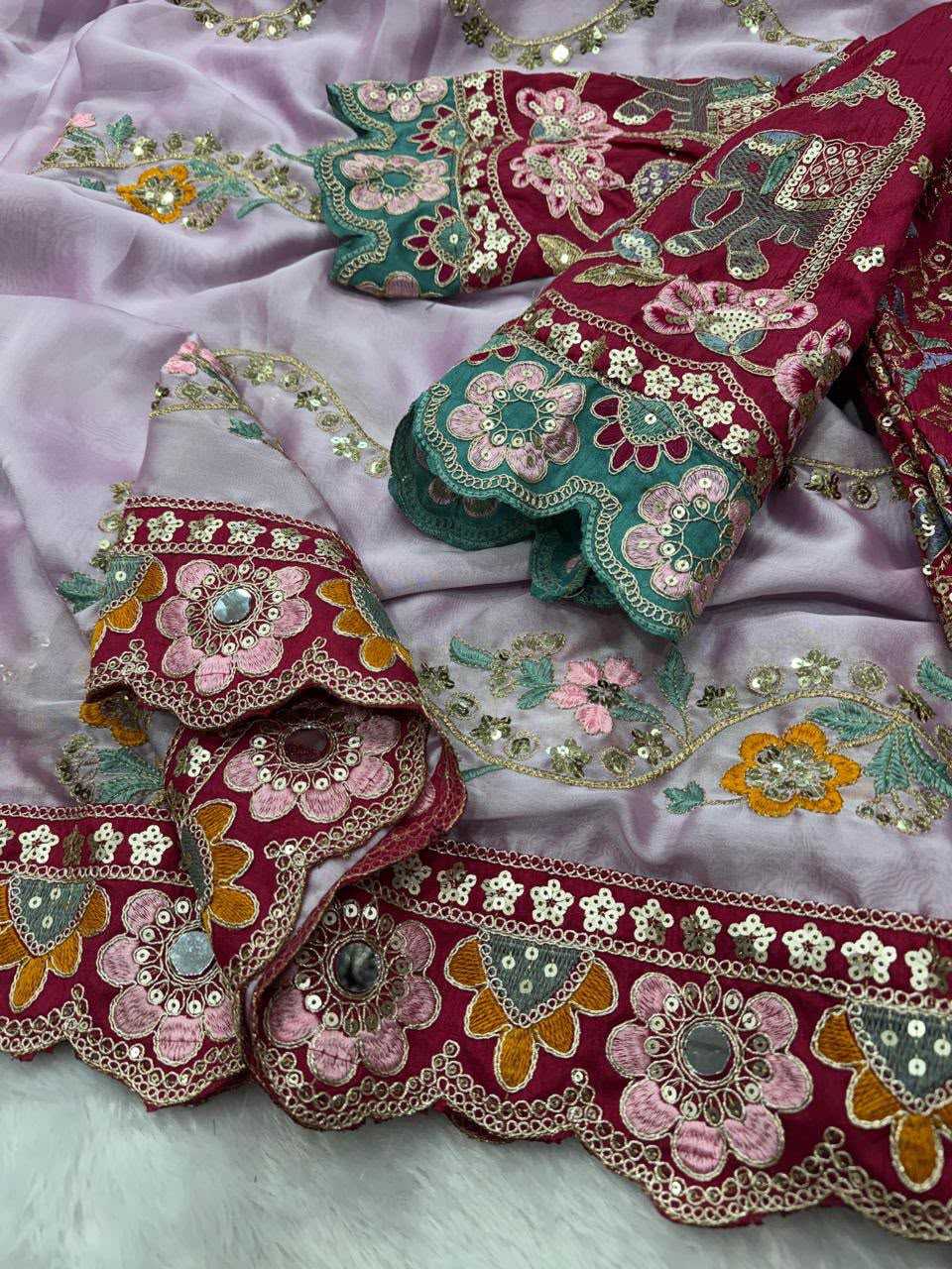 Rangoli Silk Soft Saree