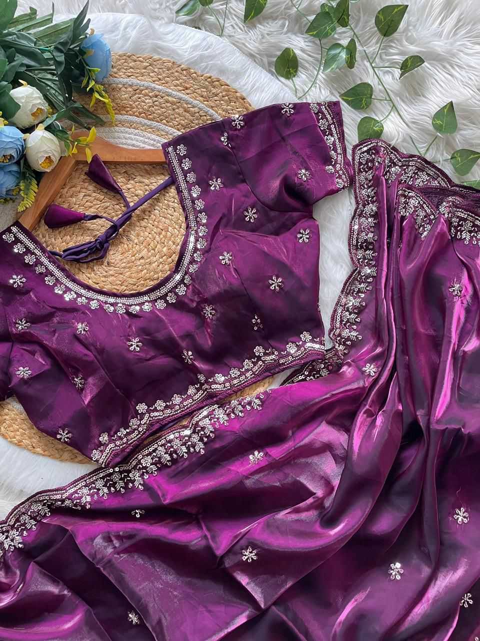Jimmy Choo Soft Silk Saree