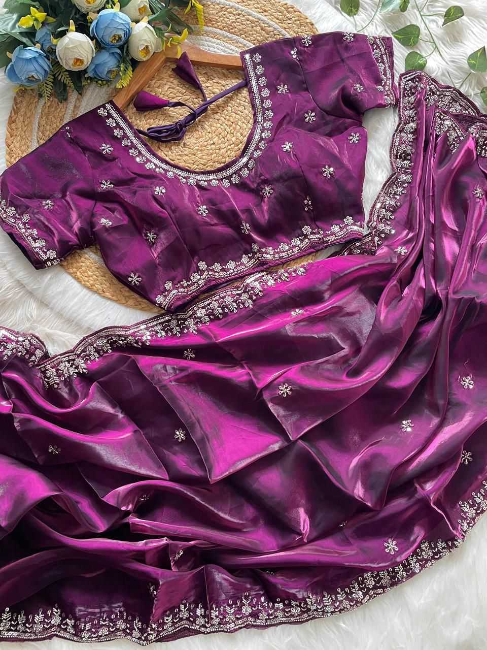 Jimmy Choo Soft Silk Saree