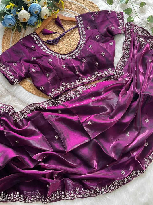 Jimmy Choo Soft Silk Saree