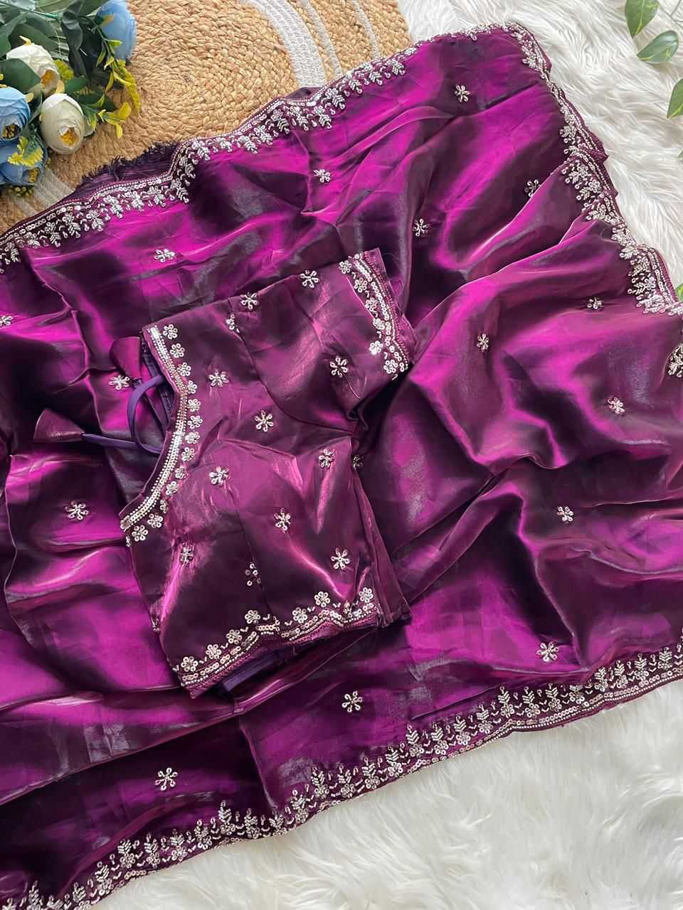 Jimmy Choo Soft Silk Saree