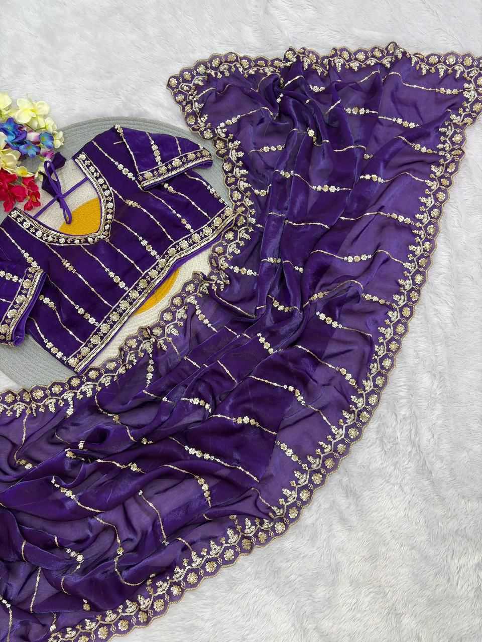 Satin Silk Handloom Saree