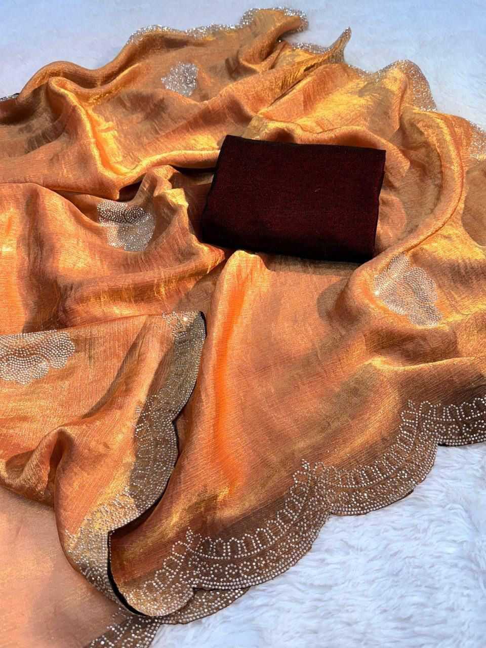 Satin Silk Designer Saree