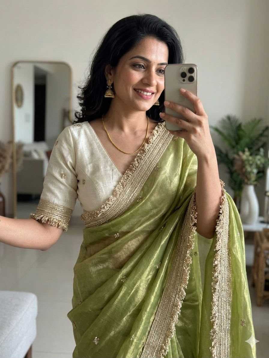 Satin Silk Soft Saree
