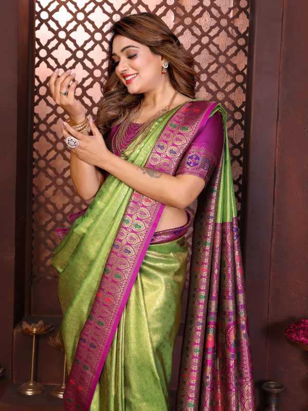 Tissue Silk Designer Saree
