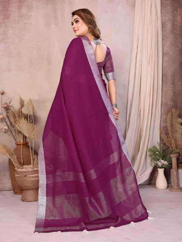 Amanat Linen Designer Saree