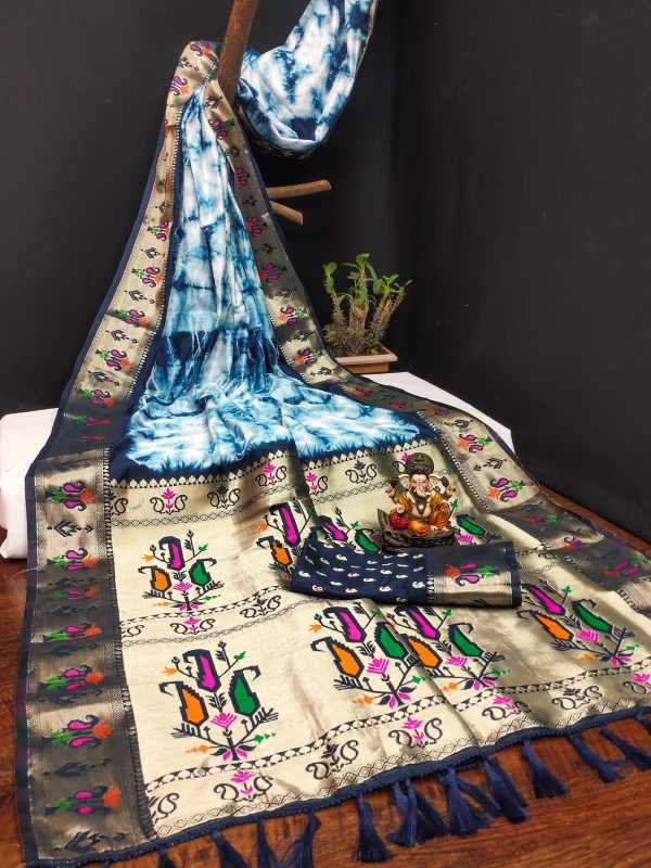 Paithani Silk Printed Saree