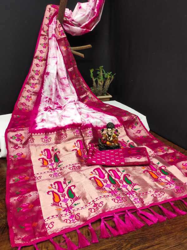 Paithani Silk Printed Saree