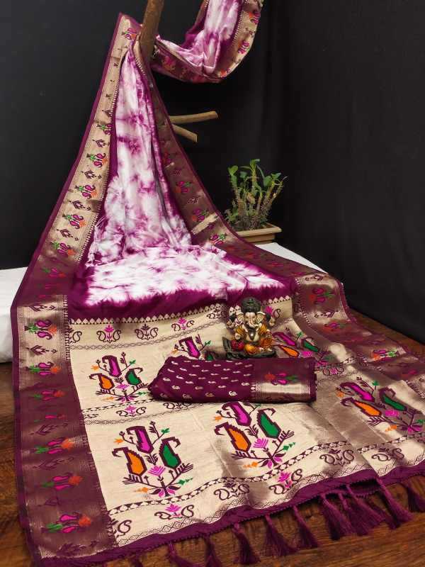 Paithani Silk Printed Saree
