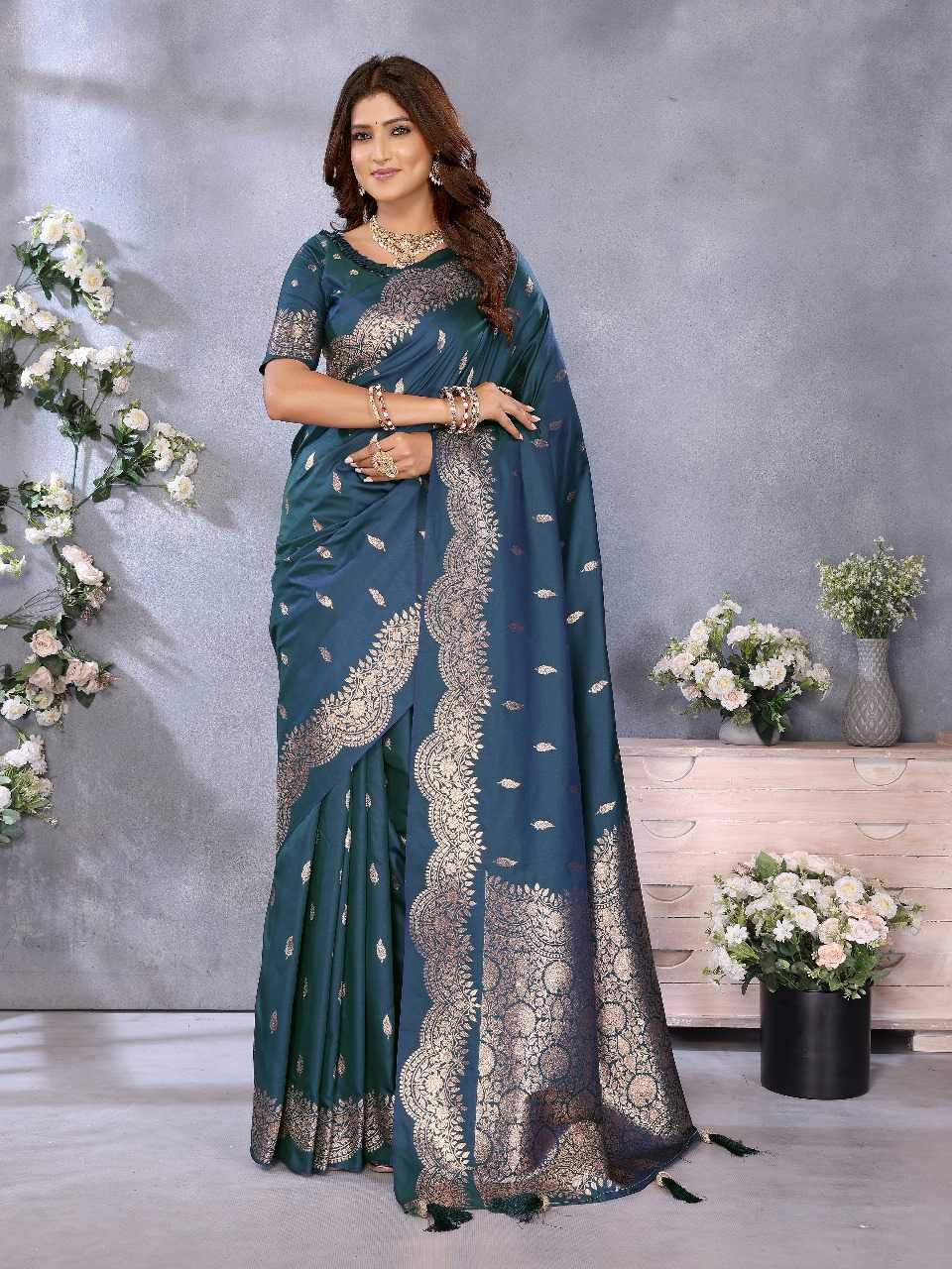 Banarasi Soft Silk Designer Saree
