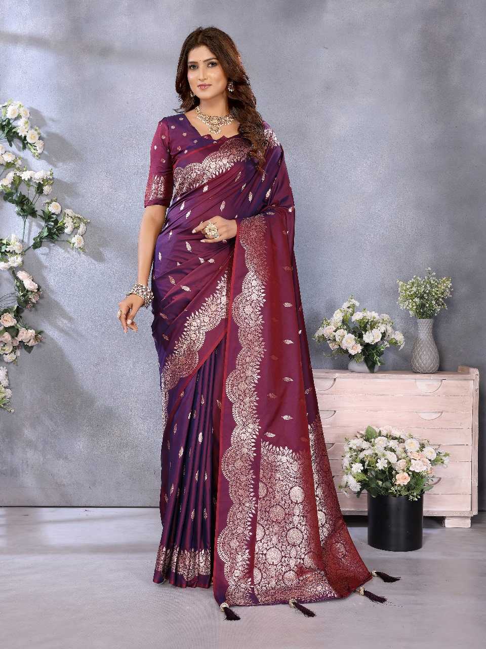 Banarasi Soft Silk Designer Saree