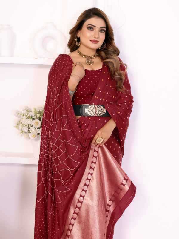 Salimar Satin Silk Floral Saree