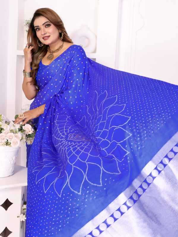 Salimar Satin Silk Floral Saree