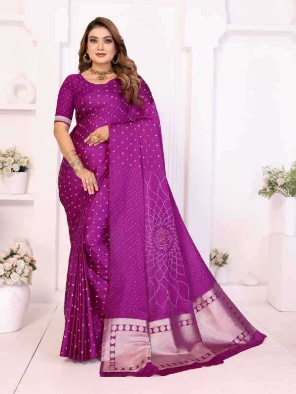 Salimar Satin Silk Floral Saree