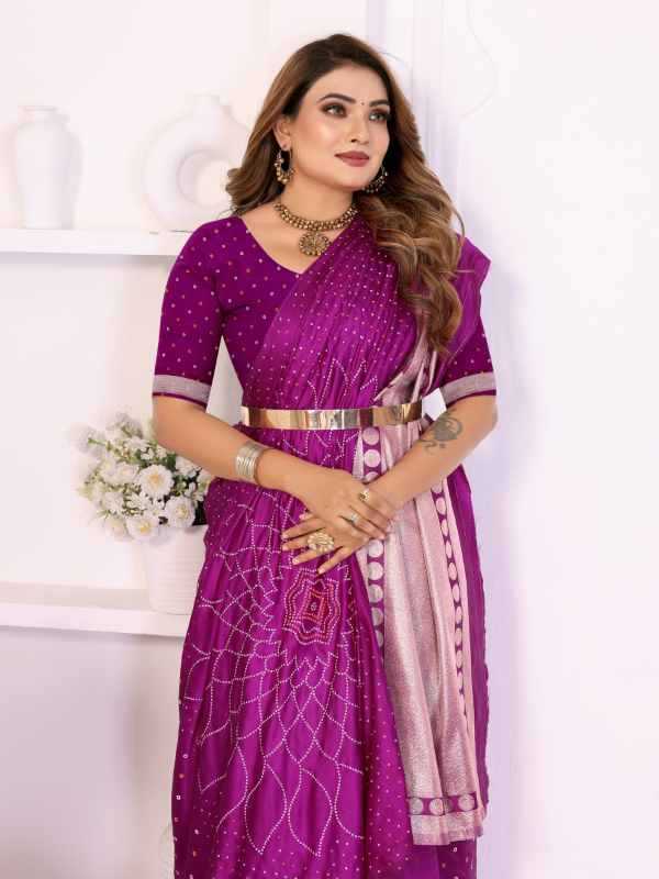 Salimar Satin Silk Floral Saree