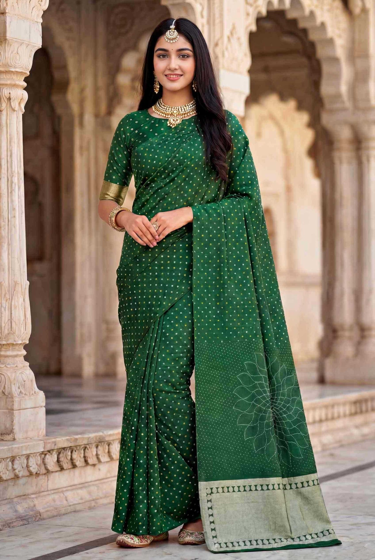 Satin Silk Traditional Saree