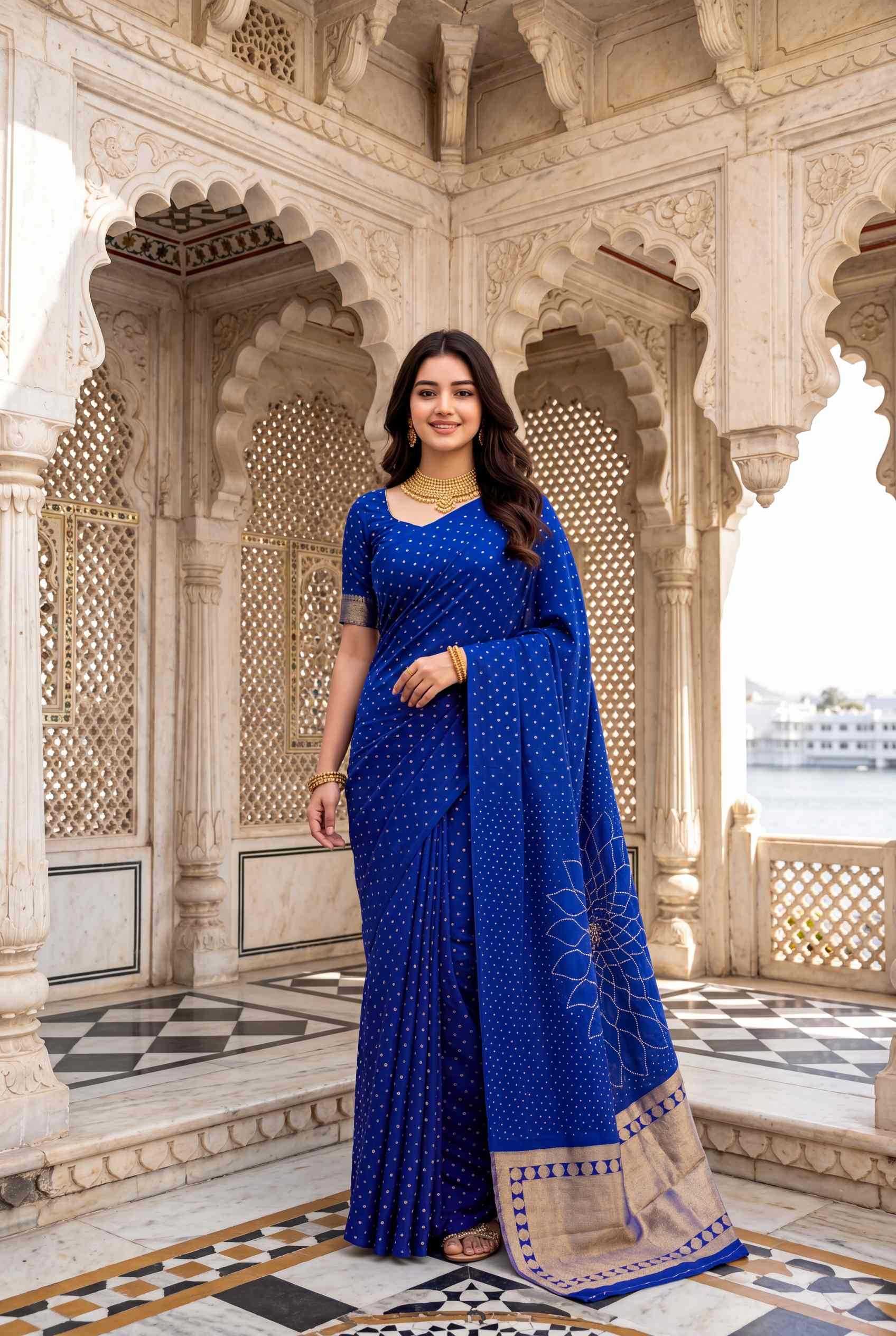 Satin Silk Traditional Saree