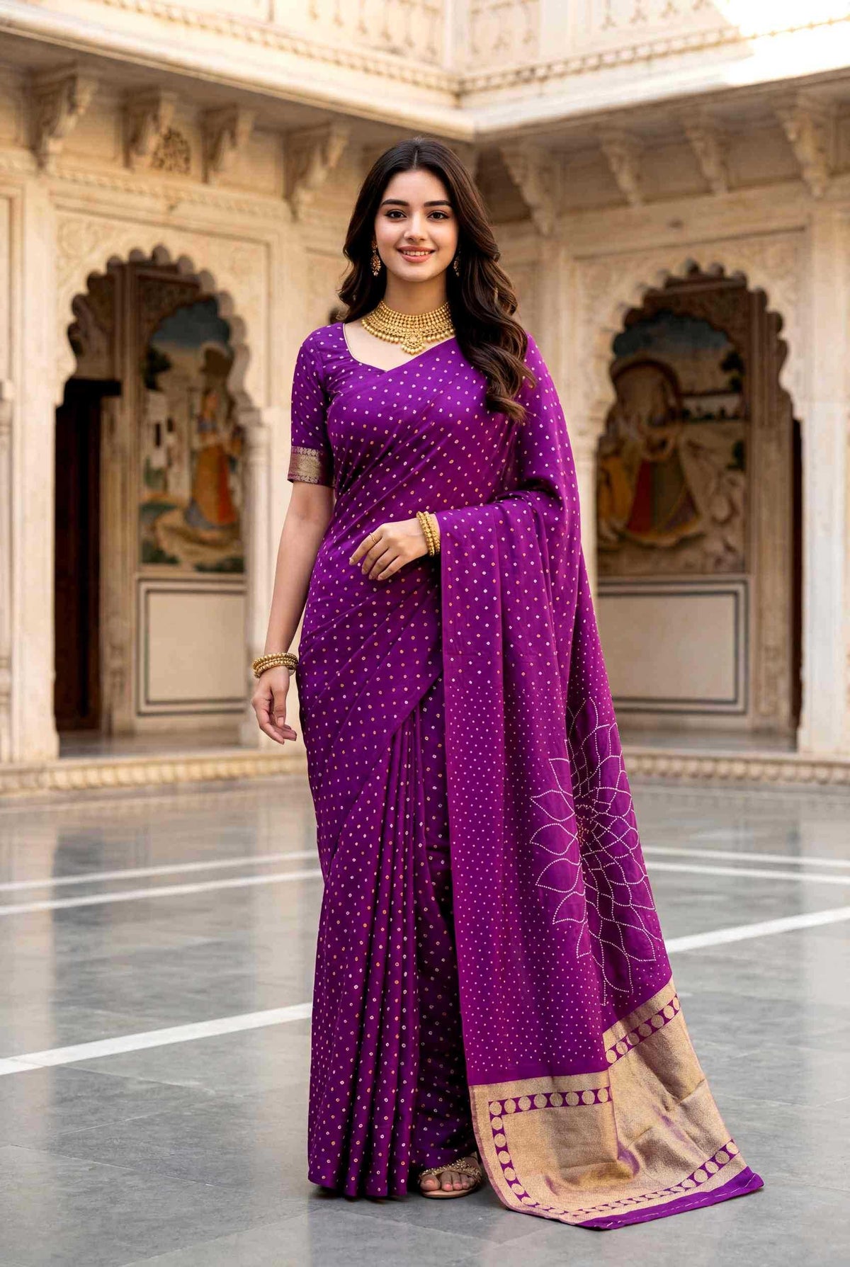 Satin Silk Traditional Saree