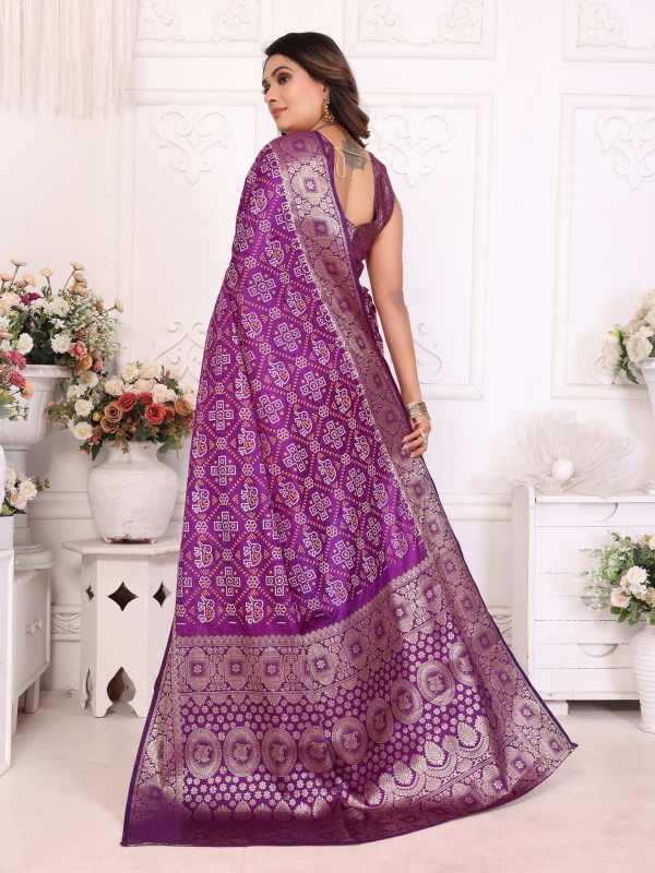 Satin Printed Saree