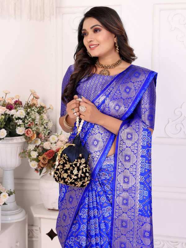 Satin Printed Saree