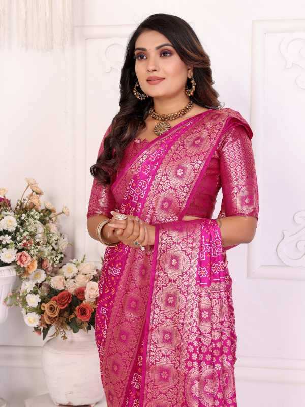 Satin Printed Saree