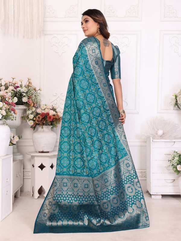 Satin Printed Saree