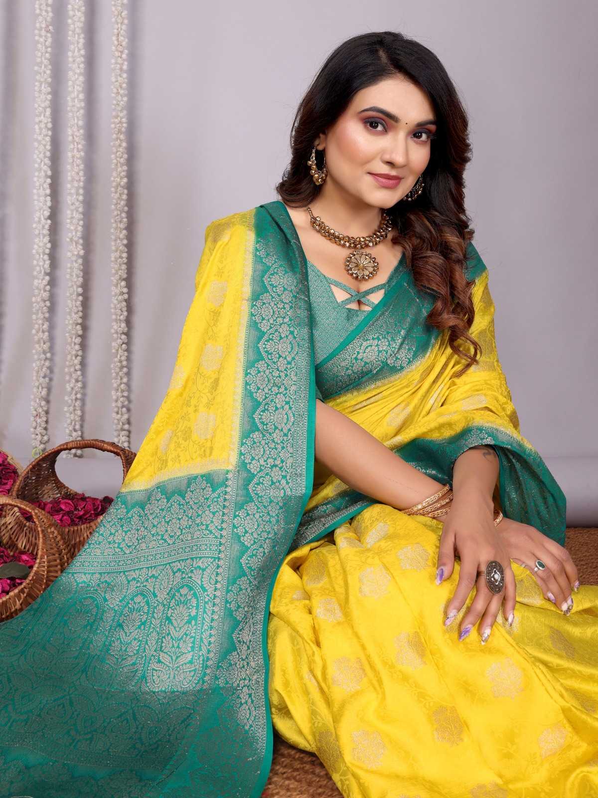 Satin Butta Saree
