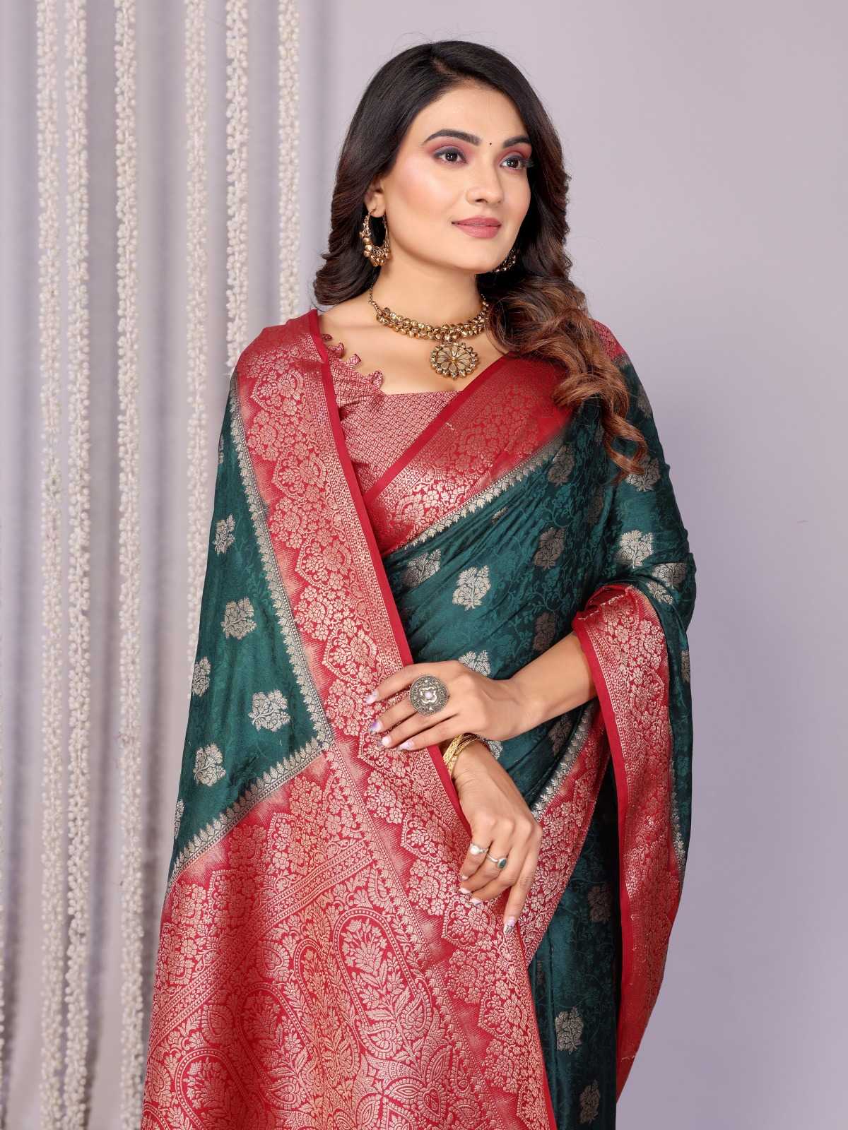 Satin Butta Saree