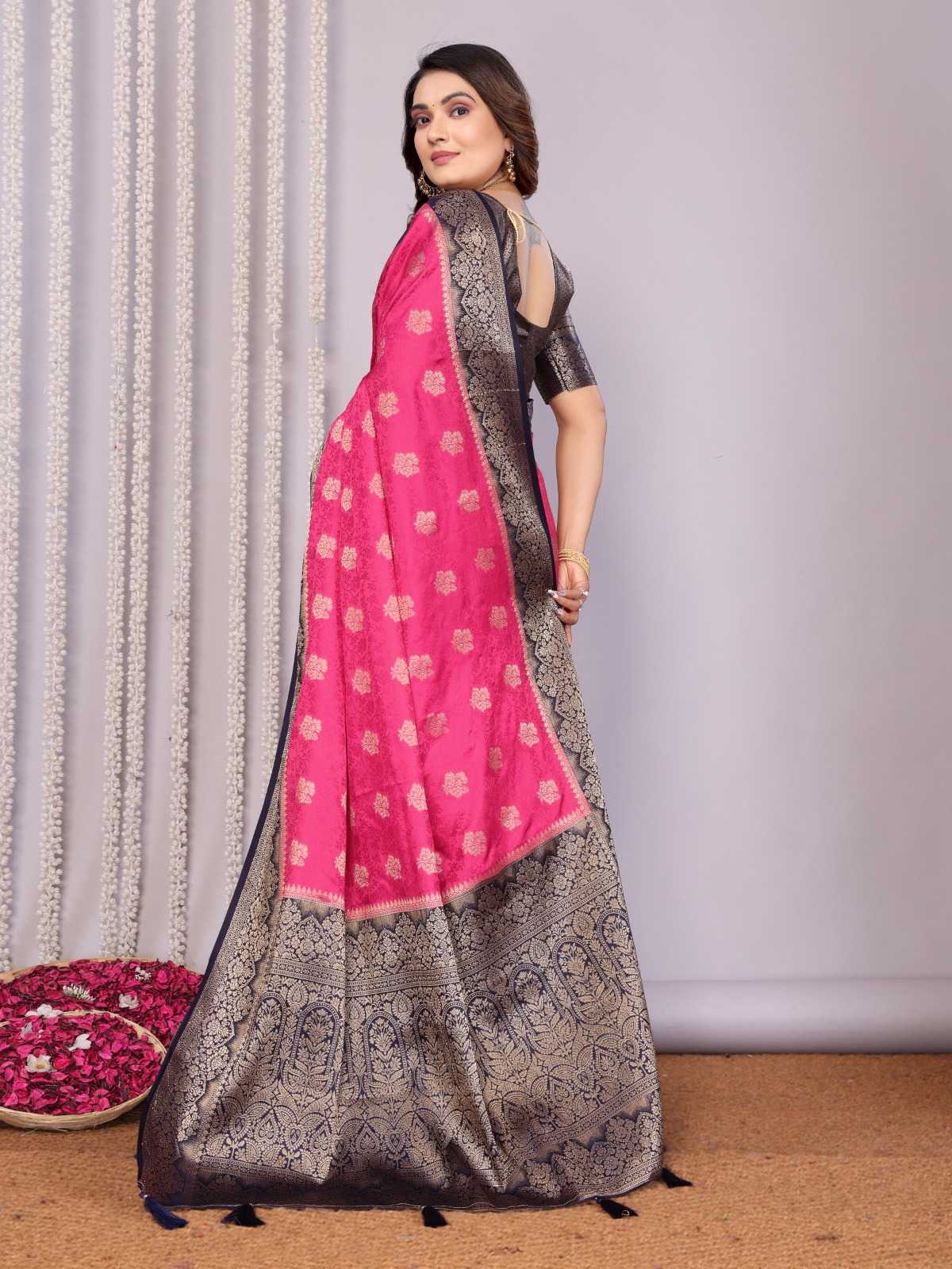 Satin Butta Saree