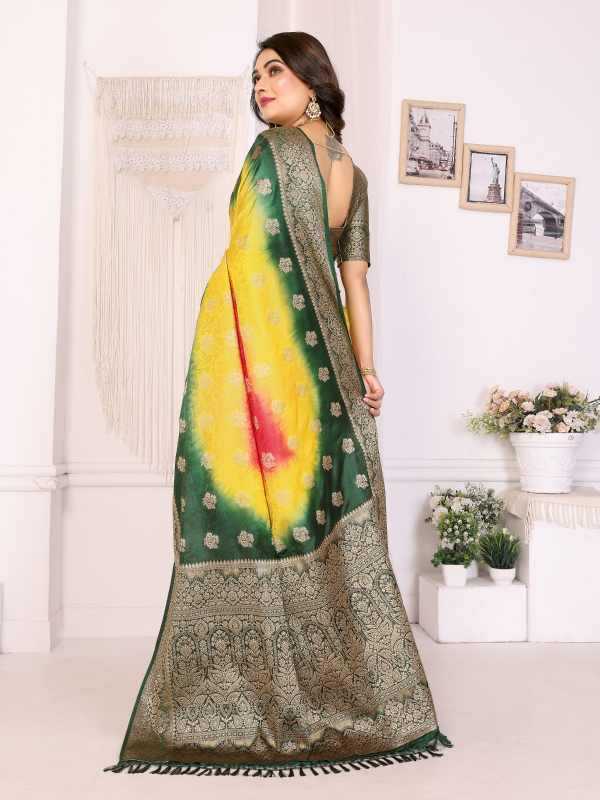 Satin Butta Saree