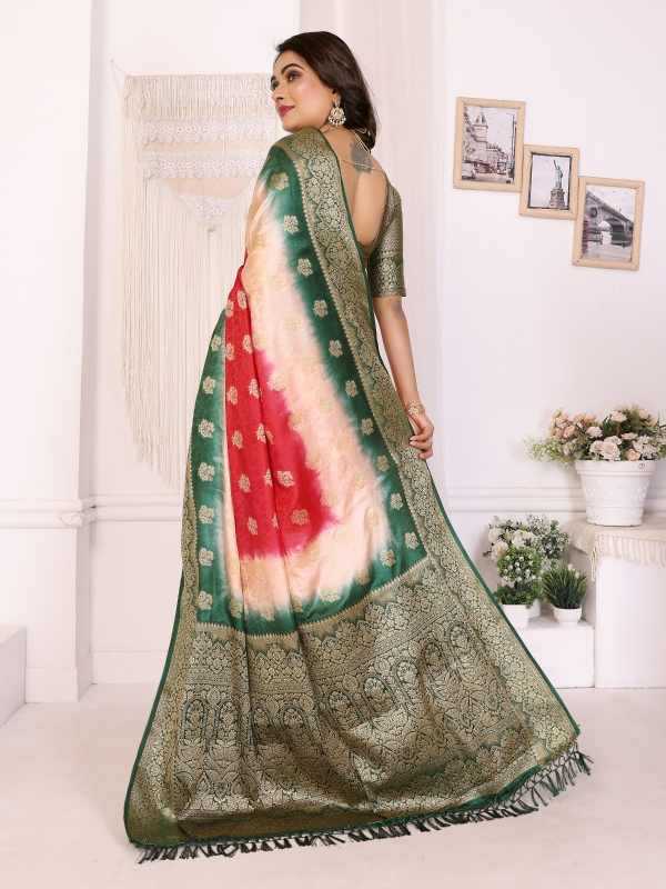 Satin Butta Saree