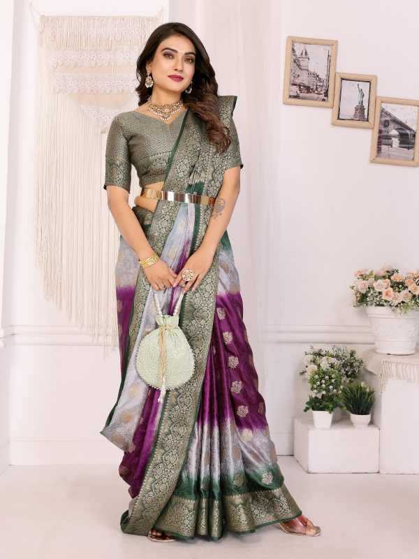 Satin Butta Saree